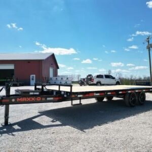 22' x 102" MAXXD I-Beam Deckover Trailer – 14K Rated