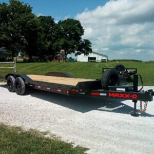 24' MAXXD T8X Power Tilt Equipment Trailer – 16K Rated